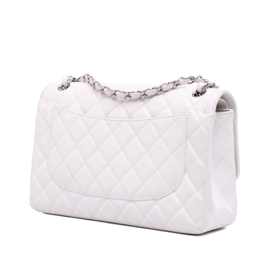 CHANEL CLASSIC JUMBO CAVIAR DOUBLE FLAP