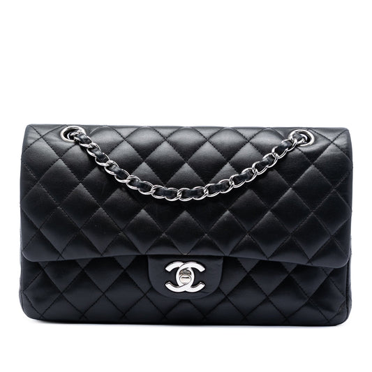 CHANEL CLASSIC MEDIUM LAMBSKIN DOUBLE FLAP