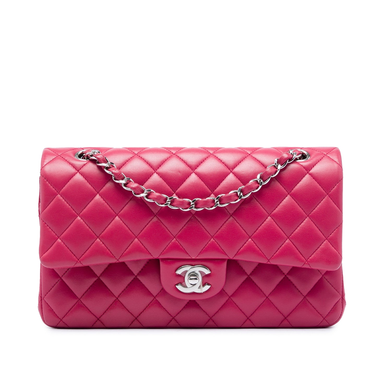 CHANEL CLASSIC MEDIUM LAMBSKIN DOUBLE FLAP