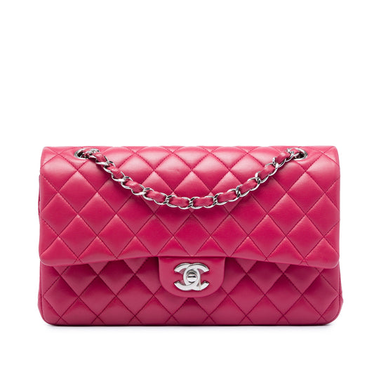 CHANEL CLASSIC MEDIUM LAMBSKIN DOUBLE FLAP