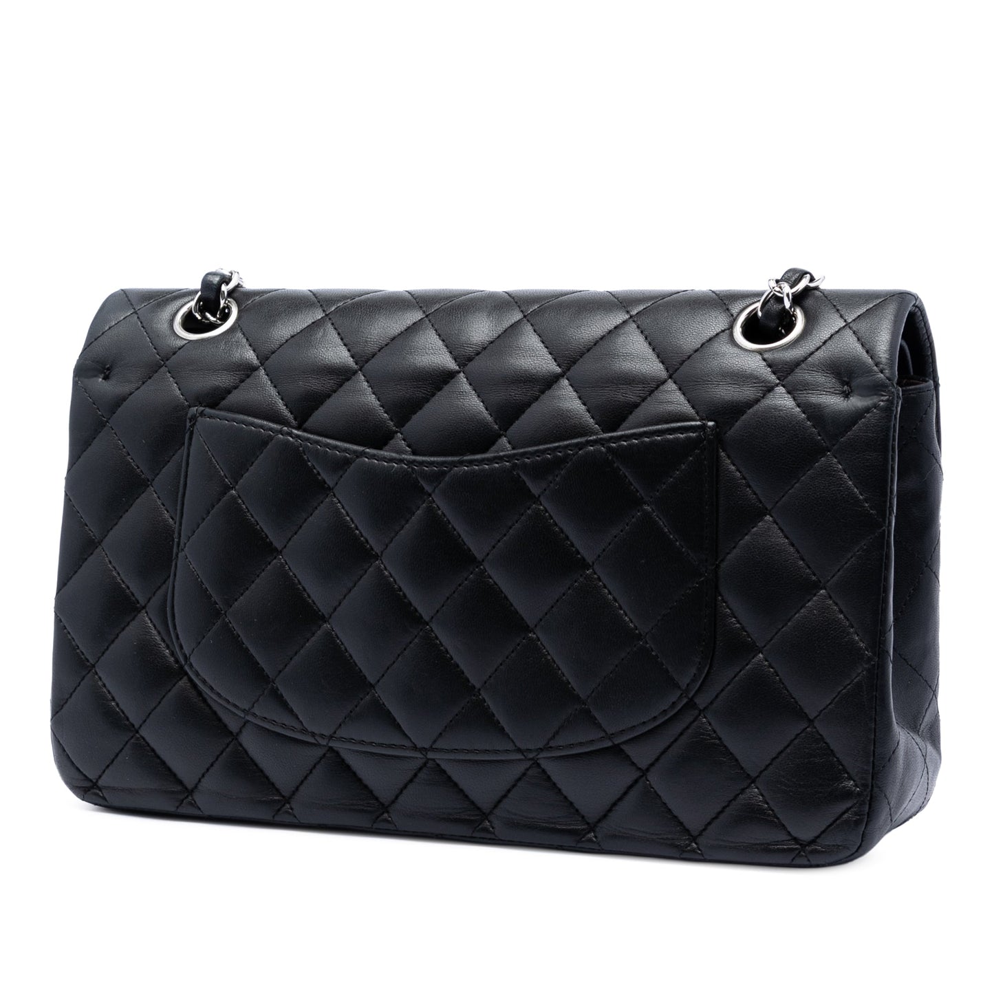CHANEL CLASSIC MEDIUM LAMBSKIN DOUBLE FLAP