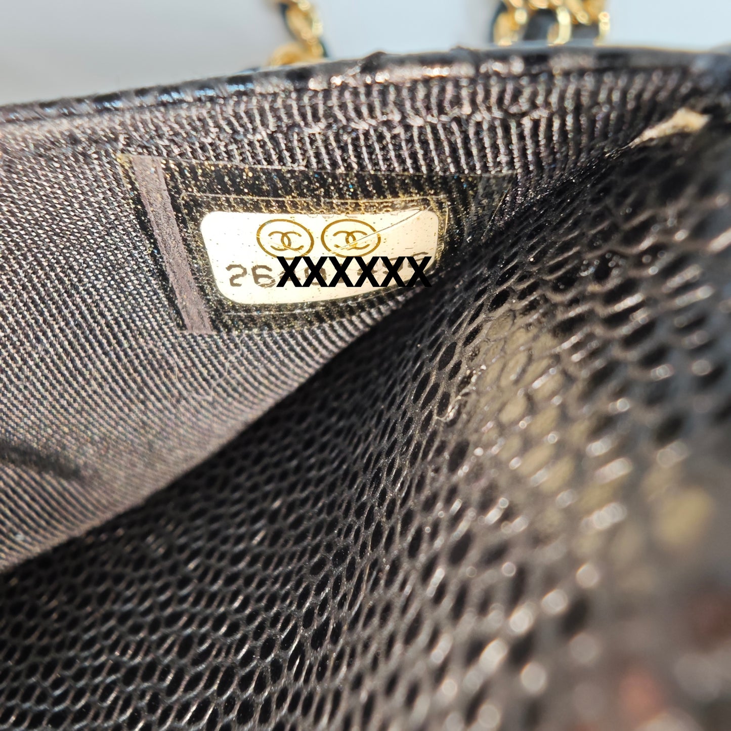 Chanel Woc Caviar nero