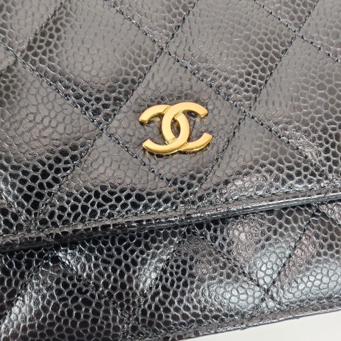 Chanel Woc Caviar nero