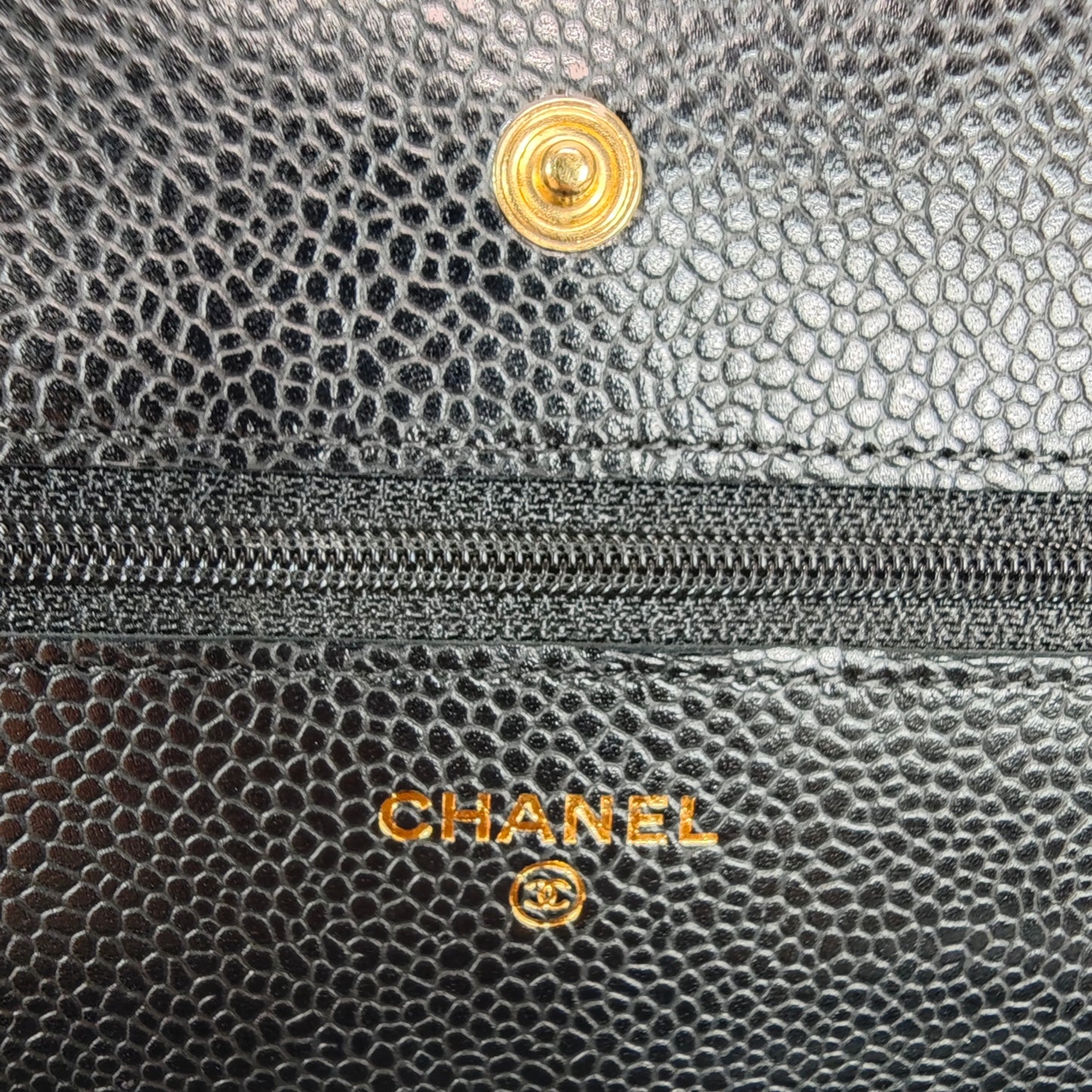 Chanel Woc Caviar nero