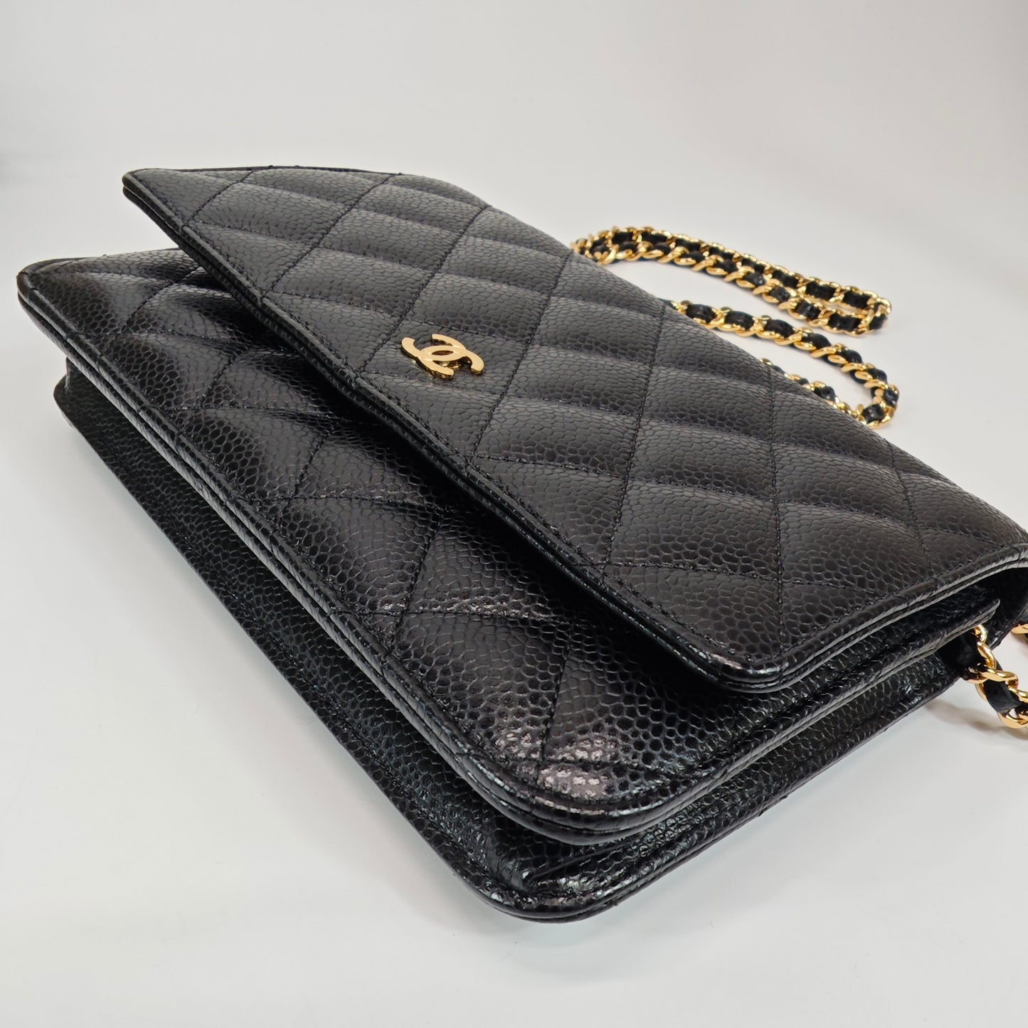 Chanel Woc Caviar nero