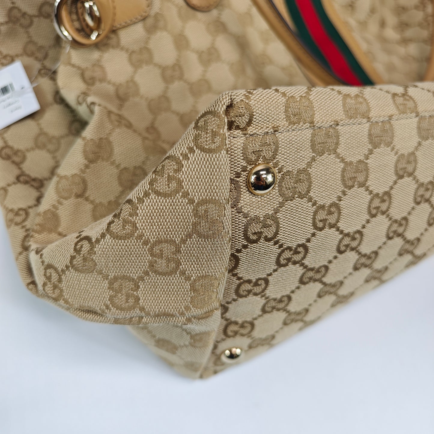 Gucci GG Canvas Web Tassel in tela