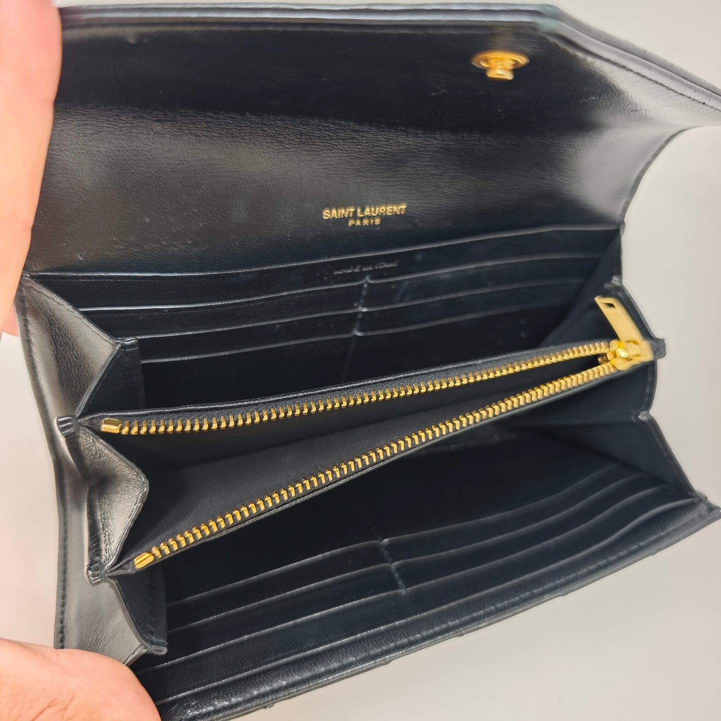 Saint Laurent Portafoglio Cassandre