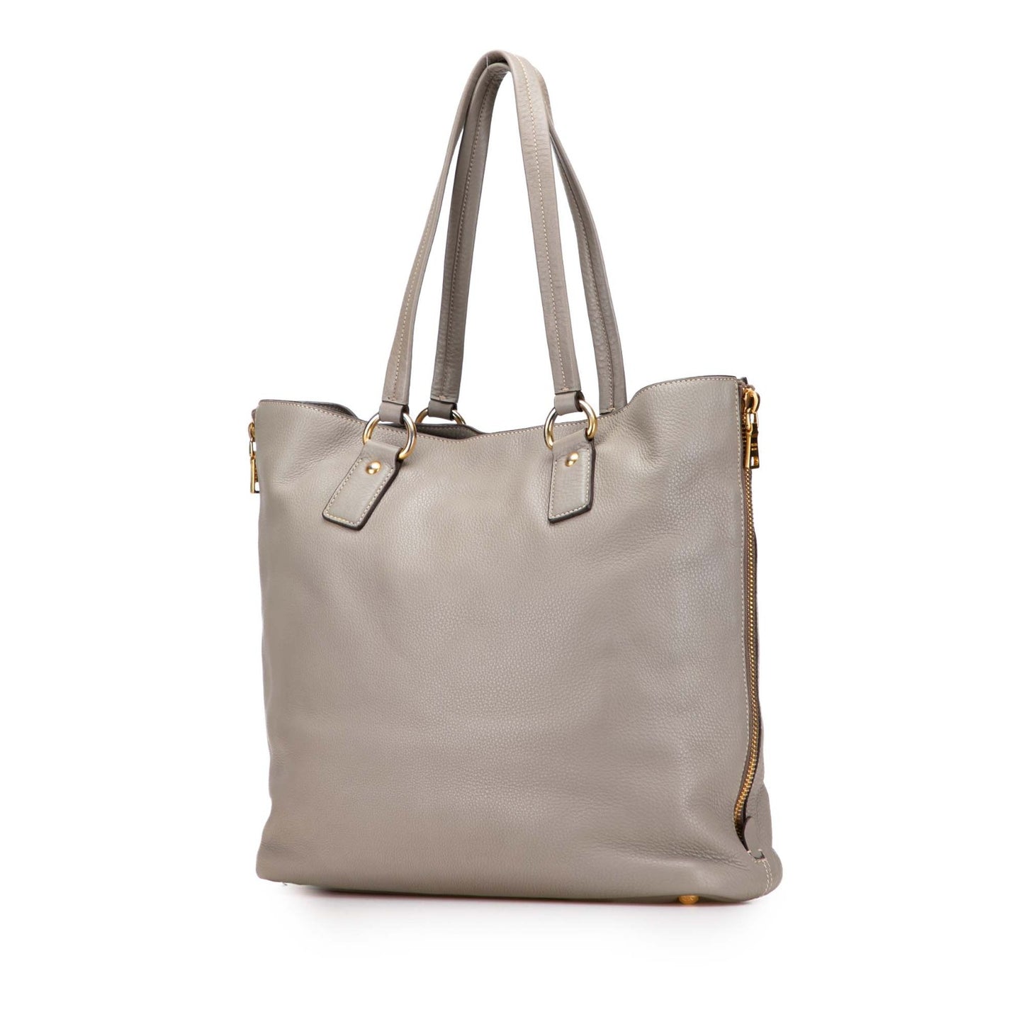 Prada Tote Vitello Daino con Zip