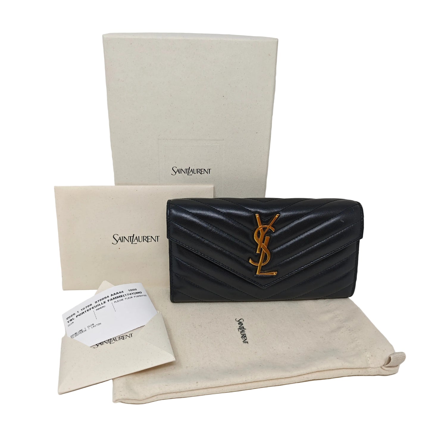 Saint Laurent Portafoglio Cassandre