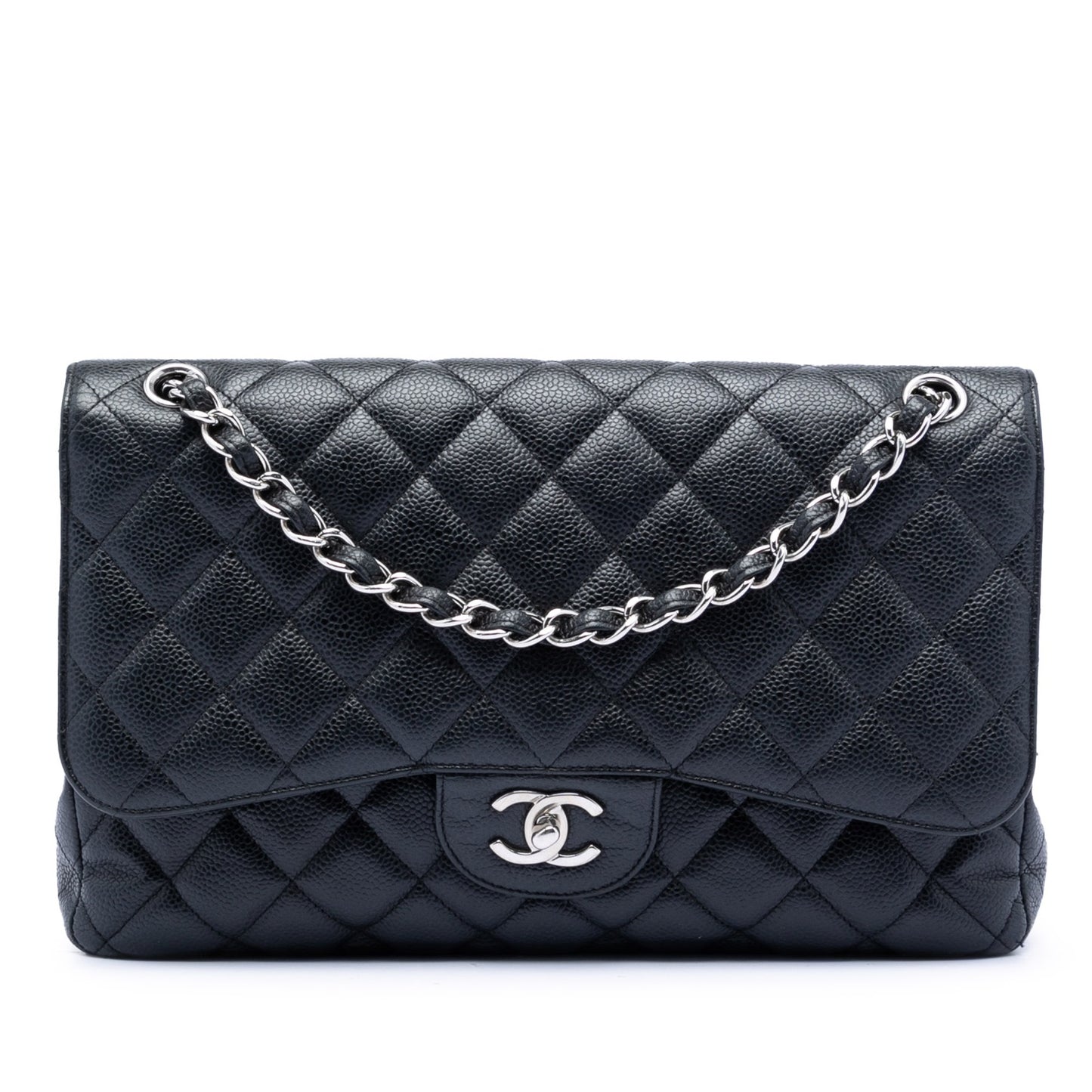 Chanel Classic Jumbo Caviar