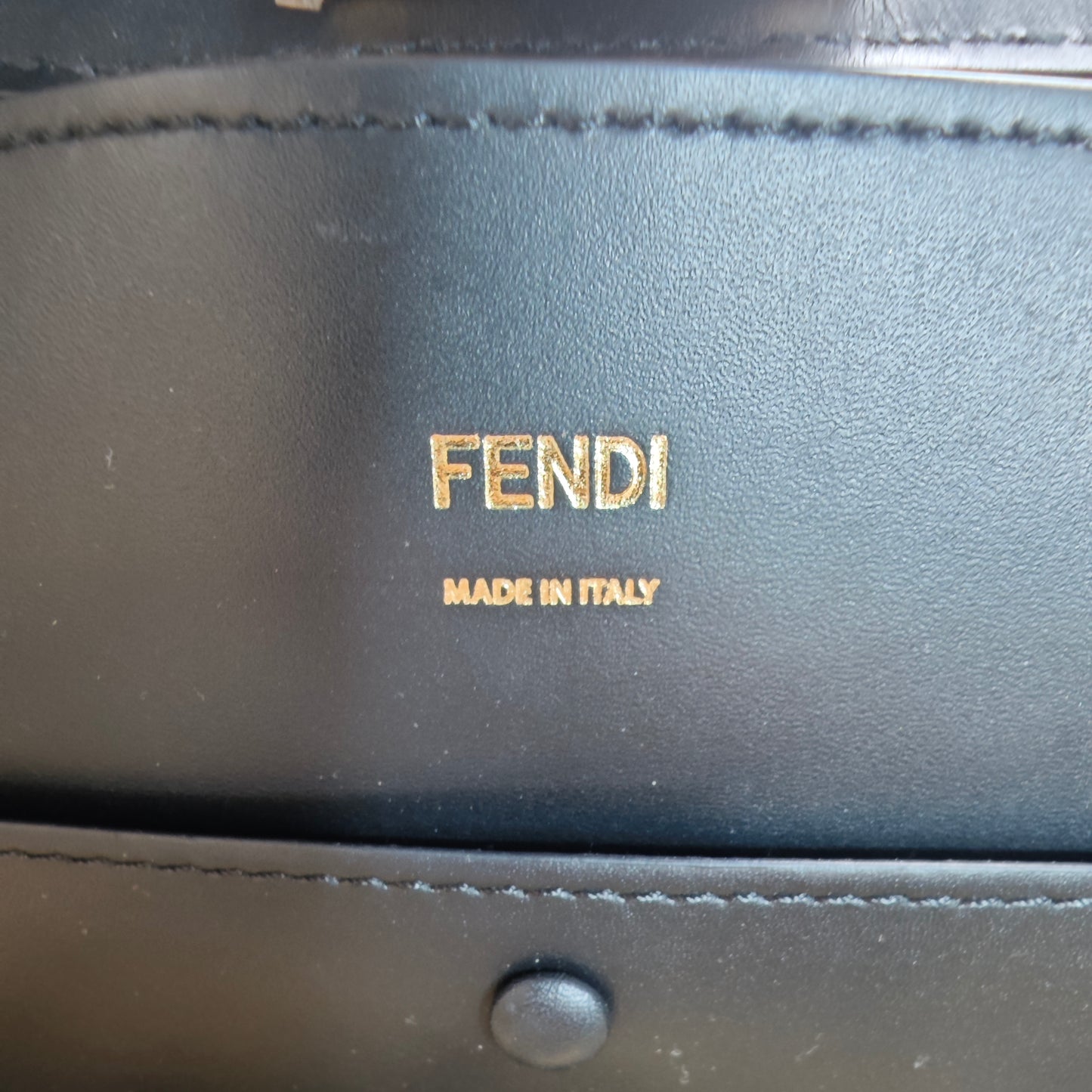 Fendi Peekaboo X-Tote Rafia