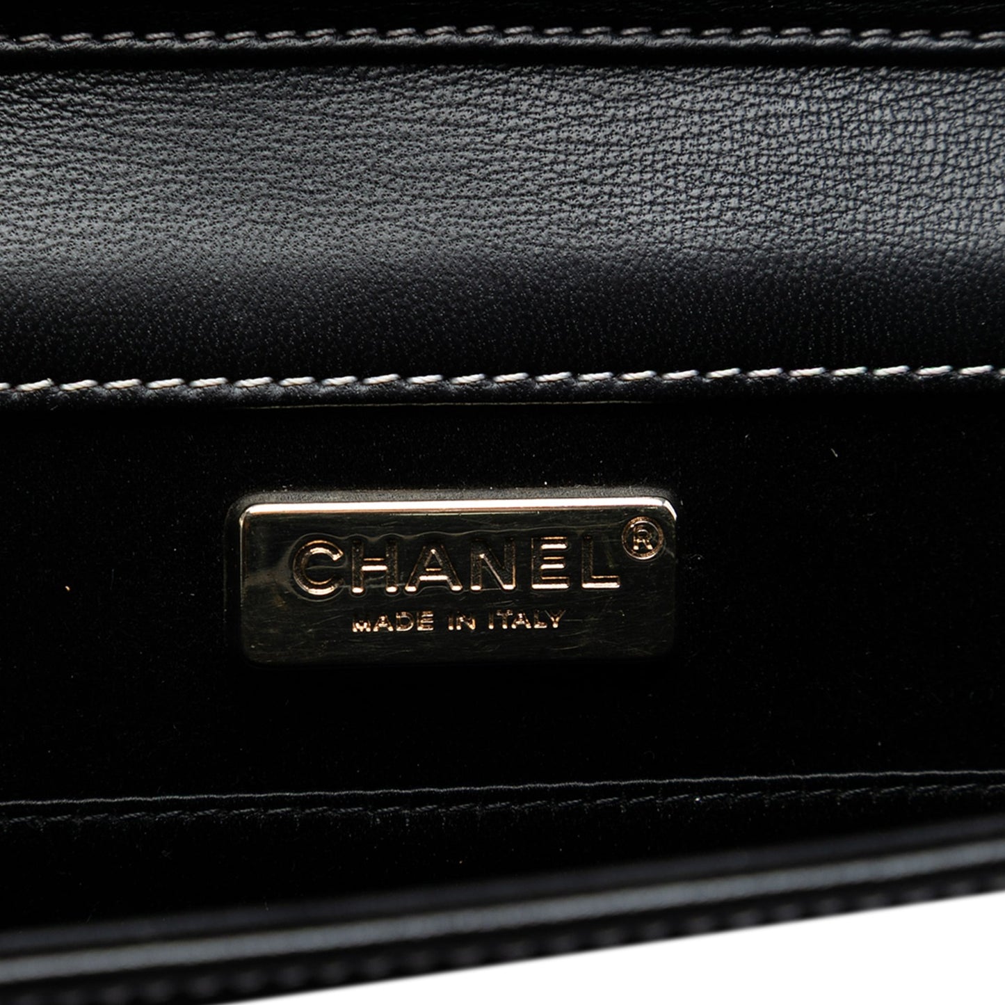 Chanel Embroidered Clutch With Chain