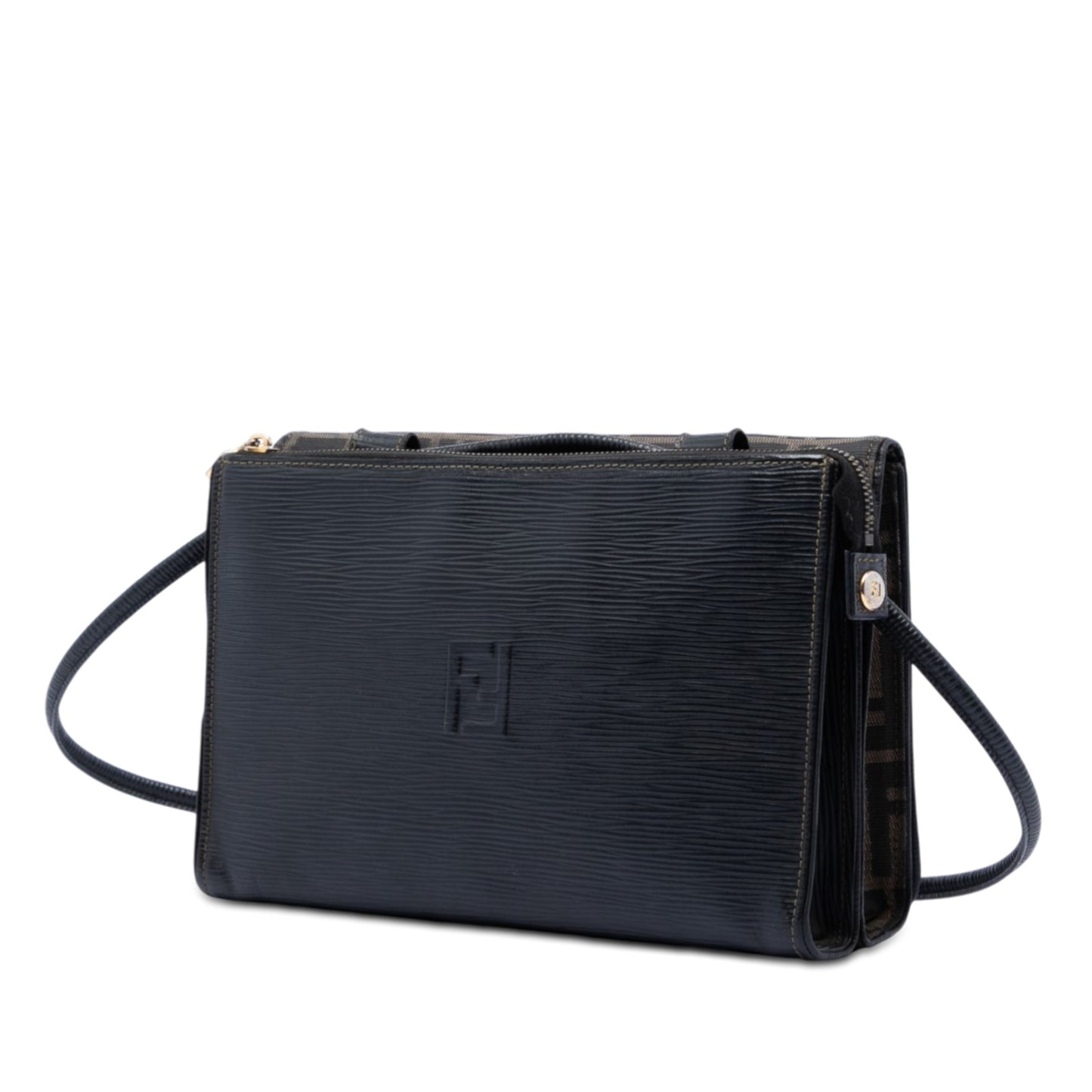 Fendi Zucca Canvas/Leather Bag