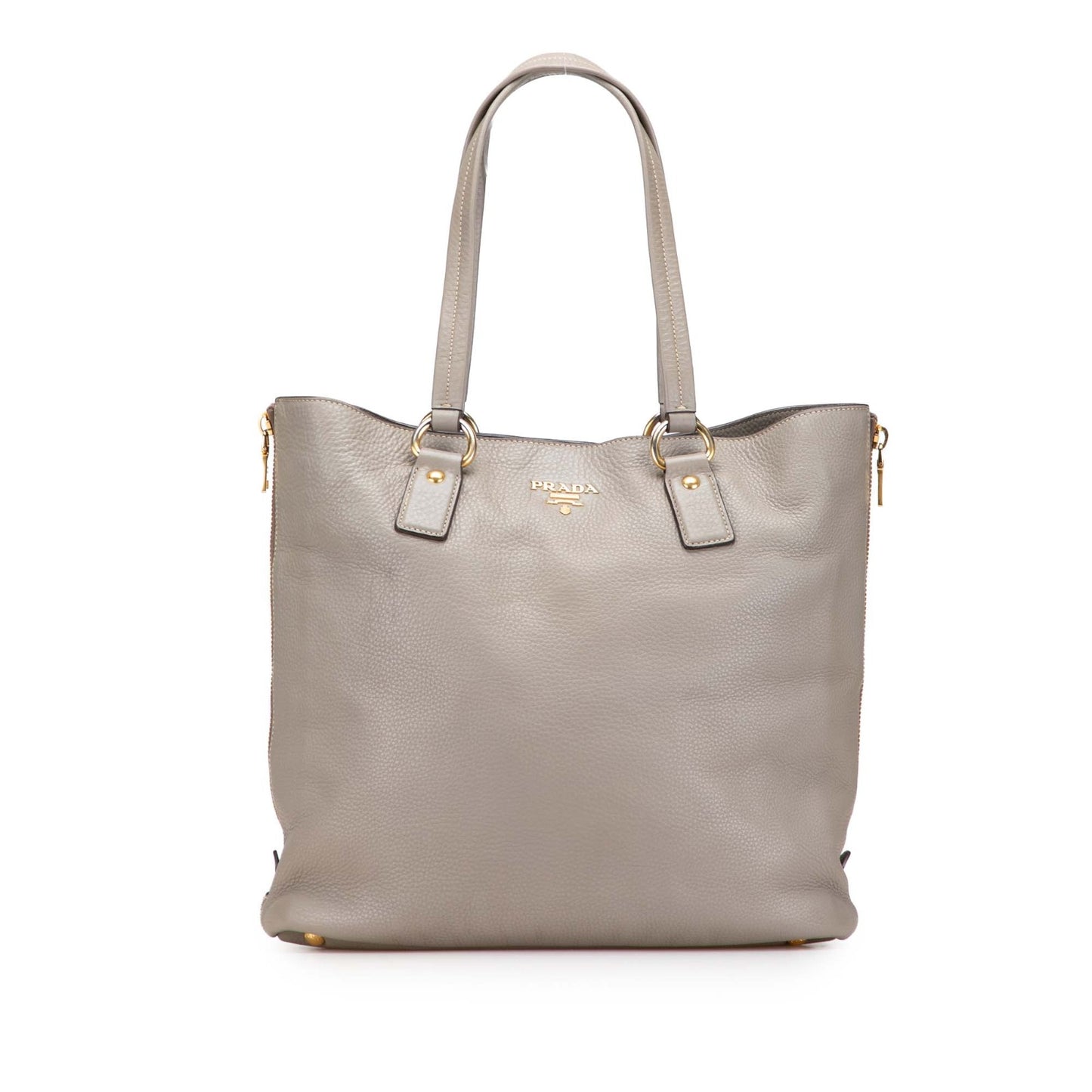 Prada Tote Vitello Daino con Zip