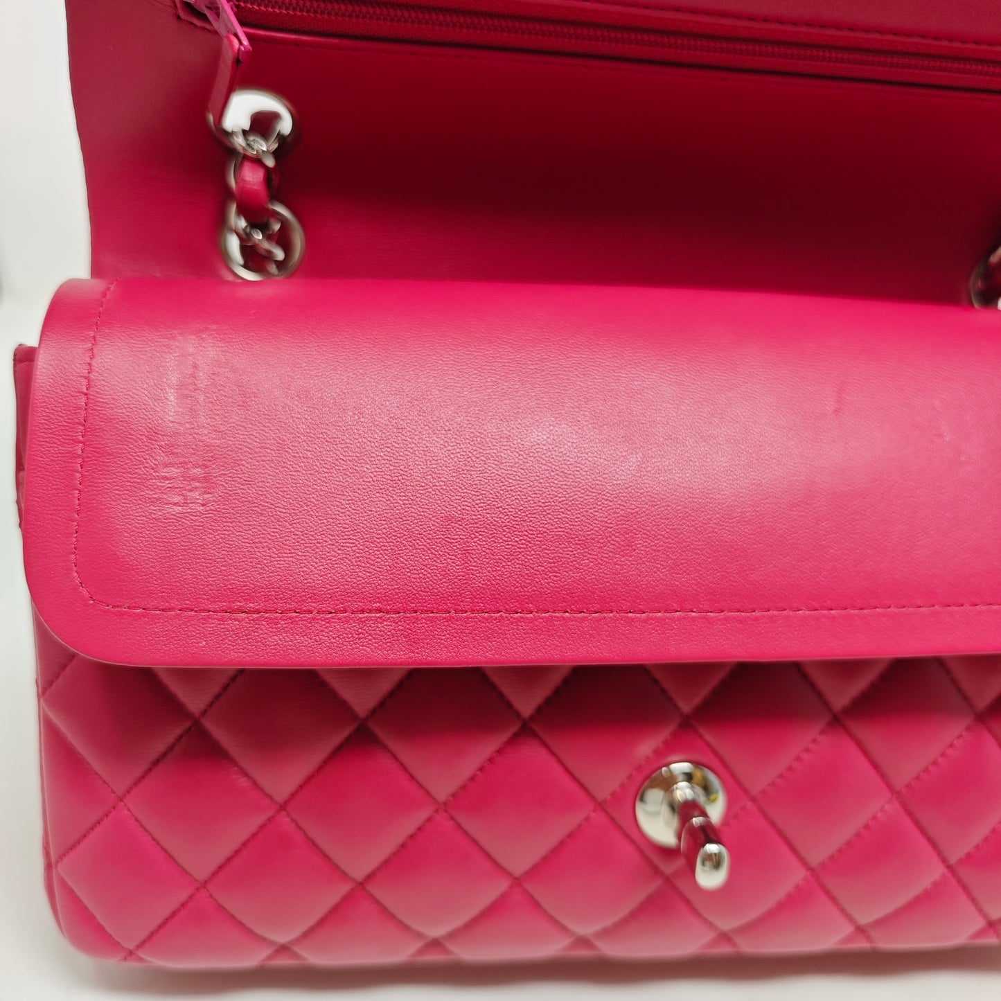 CHANEL CLASSIC MEDIUM LAMBSKIN DOUBLE FLAP