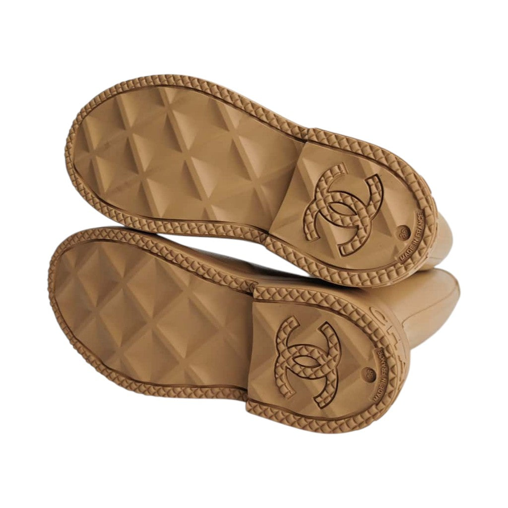 Chanel Stivali Da Pioggia